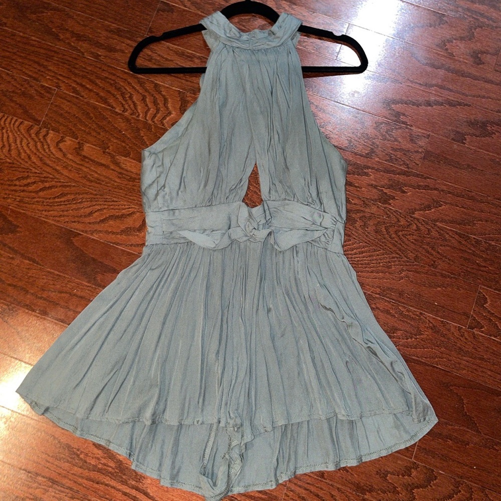 Sage green Debbie Dabbie by Angel Biba romper